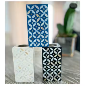 2025 Multicolore Nacre Incrustation Bakhoor Mabkhara, Os Incrustation Brûleur Vadrouille Plateau Medkhan Résine Boîte Brûleur Mubkhar Coffrets Cadeaux - Product Image 1