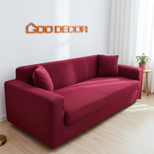 Funda de Sofá de Alta Calidad en Varios Colores para Decoración del Hogar, Funda de Sofá de Felpa Suave al Tacto, Estilo Simple y Acogedor, Diseño Sólido - Product Image 6