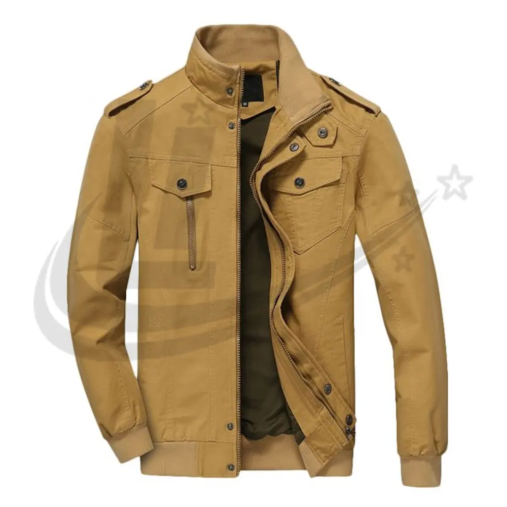 Custom Made Adult Size Cotton Jacket Comfortable Men Cotton Jacket In Reasonable Price