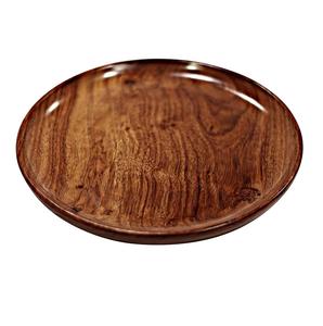 Assiette en bois d'aspect moderne pour la vaisselle de fête d'hôtel, assiettes en bois, produit solide, assiette de présentation en bois, nouveaux produits élégants et anciens - Product Image 4