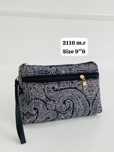 กระเป๋าถือสตรีทำจากอินเดียรุ่น2126การต่อผ้าแบบหนักมีช่องแบ่งช่องกระเป๋าด้านข้างขนาดเล็กสำหรับผู้หญิงเด็กผู้หญิง - Product Image 5