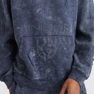 Survêtement délavé à l'acide de couleur personnalisée de Offre Spéciale dernier style fabrication survêtement délavé à l'acide de meilleure qualité pour hommes - Product Image 5