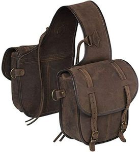 Sac de selle en cuir véritable sculpté à la main pour chevaux western et motos, avec fixation SS personnalisée et logo sur mesure - Product Image 1