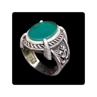 Bague en argent sterling 925 pour homme avec moissanite, finition polie, idéale pour les occasions formelles, décontractées ou de fête
