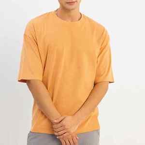 Vente en gros de t-shirts 100% coton pour hommes, marque privée, OEM, ODM, impression de logo personnalisé, t-shirts unis, fournisseur en gros - Product Image 4
