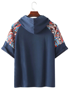 เสื้อยืดมีฮู้ดสำหรับผู้ชายเสื้อยืดออกกำลังกายมีฮู้ดระบายอากาศได้ดี2025ใหม่ - Product Image 2