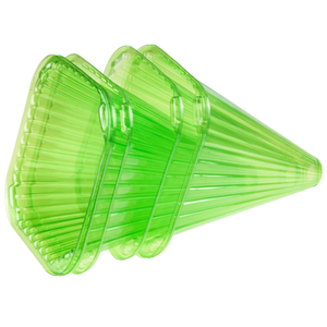Cloches de jardin portables en plastique vert PP, lot de 12 couvre-plantes pour la protection contre le gel et l'herbe - Product Image 4