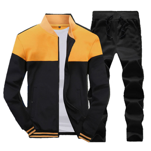 Ensemble de jogging vierge pour hommes, survêtement, survêtement à fermeture éclair avec logo personnalisé, survêtement de survêtement pour hommes, survêtement de survêtement de marque privée personnalisé - Product Image 4