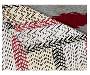 Bán Sỉ Chăn Ấm Cúng Vải Dệt Bohemian Trang Trí Giáng Sinh Phòng Khách 100% Cotton In Hình Khối Tay Màu Vàng Sang Trọng - Product Image 5