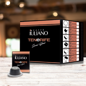 Capsules de café Arabica torréfaction moyenne mélange spécial Caffè Iuliano Tenerife compatibles Nespresso, sac de 100 unités en vrac - Product Image 2