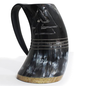 Taza de Café de Cuerno de Búfalo de Diseño Natural, Directo de Fábrica, Precio Bajo, Taza de Cuerno de Búfalo Única, Precio Más Bajo - Product Image 1