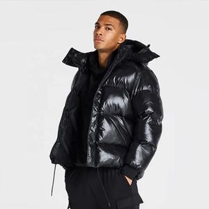 Chaqueta de Invierno Transpirable para Hombre 2025, Chaqueta Acolchada con Capucha, Cuello Alto, Algodón, Cálida, Tallas Grandes, Personalizable al por Mayor - Product Image 4