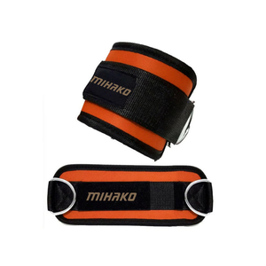 לוגו מותאם אישית neoprene מרופד קרסול רצועת טבעת כושר מתכווננת מכונות אימון תמיכה משקל אימון הגנה פונקצית - Product Image 3