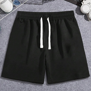 OEM/ODM Streetwear 100% algodón Baggy Workout Short Custom Screen Printed Logo French Terry Blank Pantalones cortos de gran tamaño para hombres - Product Image 3