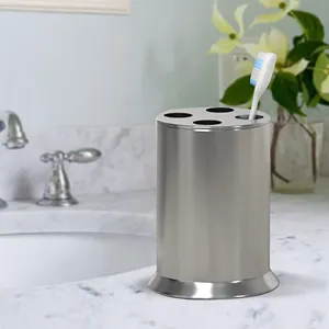 Premium cuivre plaqué haute qualité Durable toilette salle de bain maison hôtel salle de bain accessoires brosse à dents et porte-pâte à dents - Product Image 5