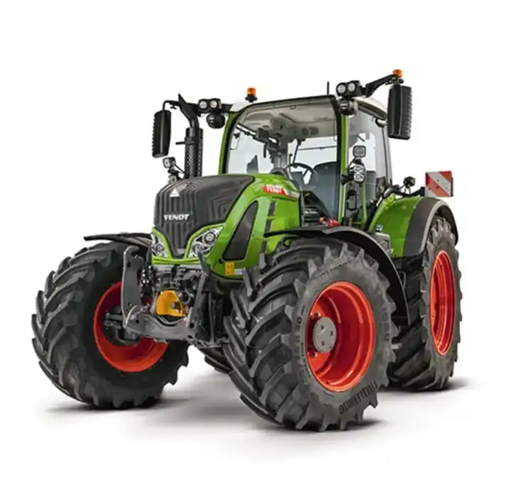 Fendt mesin traktor pertanian, 516 4x4 dengan traktor pengangkut pengangkut depan