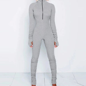 Conjunto de Mono de Yoga Casual y Sexy para Mujer, Sin Mangas, con Botones, Transpirable, Ecológico e Impermeable - Product Image 1