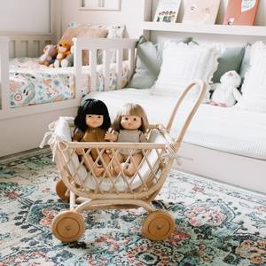 Proveedor de Vietnam, Precio Competitivo, Cochecito de Muñecas para Niños, Juguete de Mimbre, Carrito para Muñecas, Juguetes para Niños - Product Image 6