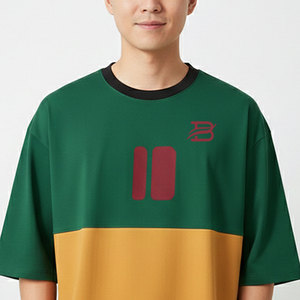เสื้อยืดทรงบ็อกซี่คุณภาพพรีเมียมสำหรับผู้ชาย เสื้อยืดทรงบ็อกซี่ผู้ชายยอดนิยม เสื้อยืดทรงบ็อกซี่ผู้ชายสีสันตามสั่ง สำหรับผู้ใหญ่ ลดราคา - Product Image 4