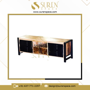 Distribuidor de confianza de la mejor calidad de madera hecha a mano TV Gabinete Unidad de entretenimiento disponible a precio de mercado razonable - Product Image 2