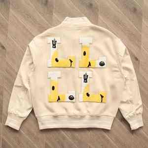 Veste universitaire pour homme en polyester/coton élégante et durable, imperméable et coupe-vent, mode d'hiver de la rue principale - Product Image 2