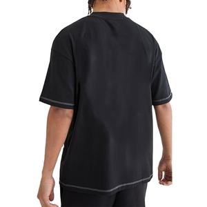 Conjunto de Dos Piezas de Verano para Hombre, Diseño Formal, Ligero, Talla Grande, de Algodón, Liso, Personalizado, de Alta Calidad, Transpirable y de Secado Rápido - Product Image 4