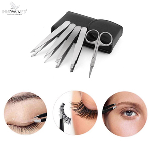 Pincettes multifonctions à pointe plate inclinée en acier inoxydable, outil d'épilation du visage, outil de maquillage par des INSTRUMENTS innovants - Product Image 4