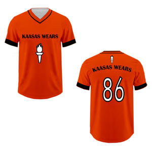 Maillot de baseball uni sublimé, style streetwear, respirant, logo personnalisé, nom, maillots de baseball pour adultes et jeunes - Product Image 6