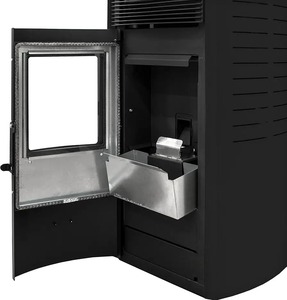 Estufa de Pellets de Madera Independiente de Aluminio para un Calefacción Interior Eficiente y Sostenible, Diseño Moderno, Combustión de Madera, Entrega Rápida - Product Image 6