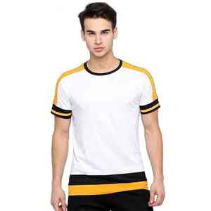 T-shirt en coton coupe classique hommes nouveau style haut à manches courtes léger pour tous les jours vêtements de rue et de maison - Product Image 5