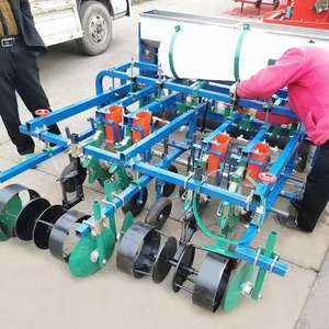 Sembradora de cacahuetes de precisión para jardineros y agricultores a gran escala de 2 filas con motor de servicio pesado y motor para siembra de semillas de película de mantillo - Product Image 2