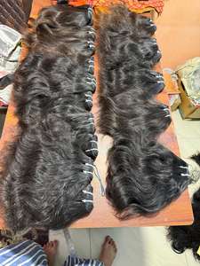 Meilleurs paquets de cheveux humains naturels en vente directe de l'Inde 100 paquets de cheveux Remy bruts vierges non traités cheveux de qualité supérieure - Product Image 3