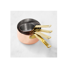 Cuillère à mesurer en cuivre de luxe Cuillère à mesurer en laiton faite à la main pour la fabrication de gâteaux et de pâtisseries Cuillère à mesurer Meilleur prix - Product Image 6