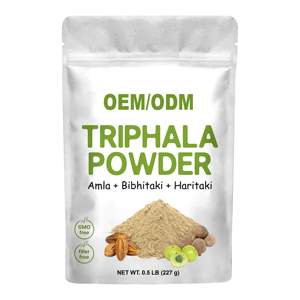 Polvo de Frutas Triphala 100% Puro Más Vendido, Polvo de Triphala de Grado Alimenticio Natural para Apoyar la Digestión Saludable y el Bienestar Intestinal - Product Image 1