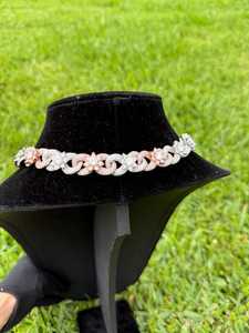 Lujosa Cadena de cuerpo de diamante de moissanita cubana de alta calidad, diseño de flor helada para fiesta de compromiso, regalo de aniversario de boda - Product Image 3