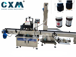 Línea de producción de máquina de llenado, tapado y etiquetado de líquidos de alta precisión CXM con bomba de pistón para miel, mermelada de frutas y pasta de sésamo - Product Image 4