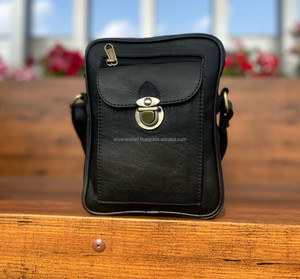 กระเป๋าถือหนังแท้ทำด้วยมือของ100% กระเป๋าสะพายคาดลำตัวมีสไตล์สำหรับผู้หญิงกระเป๋าสะพายข้างหนังแท้แบบเต็มตัวแบบมีสายสะพาย - Product Image 2