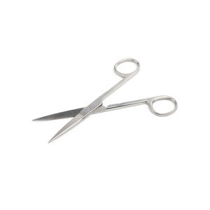 Tijeras Quirúrgicas Veterinarias de Acero Inoxidable de Alta Calidad, 14 cm, Afiladas, Rectas, para Kits Veterinarios - Product Image 5