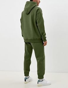 Conjunto Deportivo de 2 Piezas para Hombre, Sudadera con Capucha y Pantalones de Felpa, Estilo Atlético para Correr - Product Image 2