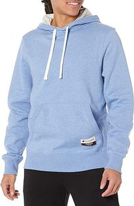 Sweat-shirt à capuche en molleton surdimensionné pour homme, couleur unie, pull décontracté, coupe classique, vêtements d'automne - Product Image 6