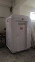 WC portable décoratif blanc en fibre de verre et polyuréthane, écologique, pour extérieur, modèle Premium Safter MOBO WC1515