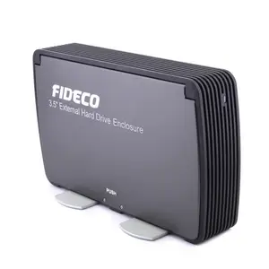 FIDECO встроенный в 7x7 см вентилятор алюминиевый ABS usb3.0 для sata Корпус жесткого диска 2,5 3,5 hdd ssd box SATA внешний корпус