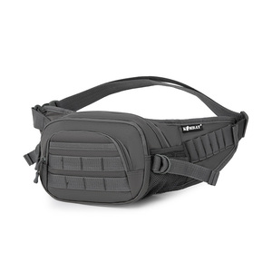 Sac banane Summit - 3 L - Gris anthracite compatible MOLLE, ceinture ajustable, sangles de compression à anneau en D, camouflage personnalisé - Product Image 3
