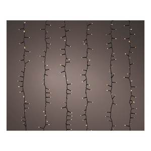 Kaemingk LUMINEO IP44 490661 Light <b>Curtain</b> Black 480 LED Gold Christmas Lights 8 Light Games 2+10m Length - Product Image 1