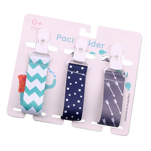 Attache-sucette pour bébé, 16 modèles, 3 pièces/<span class=keywords><strong>lot</strong></span>, attache-tétine avec chaîne, porte-tétine pour enfants - Product Image 5