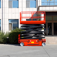 Plateforme élévatrice mobile hydraulique autopropulsée de 8 m, alimentée par batterie