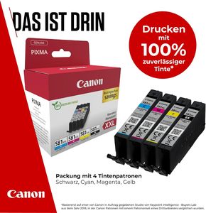 Canon CLI-581XXL High Yield Genuine <b>Ink</b> Cartridges, Pack of 4 (Black, Cyan, Magenta, Yellow) - Cardboard Multipack - Product Image 3