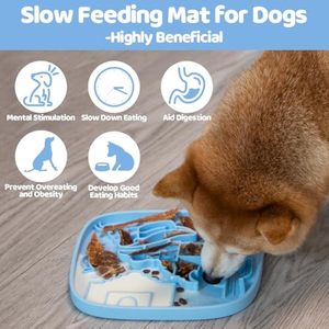 HILIM Pet calming <b>silicone</b> licking <b>mat</b> slow feeder reduces anxiety improves digestion safe dishwasher design non slip - Product Image 6