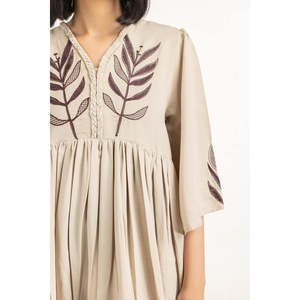 Vestido Boho-Elegante de Corte Regular WM-DRS-WS25-502, Transpirable, con Cierres Decorativos, Talla Grande XL, para Fiestas Formales, Suministro ODM - Product Image 6