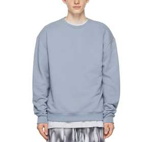 Nouveaux Sweat-shirts en molleton à col rond de qualité supérieure pour hommes, manches longues, impression numérique, logo personnalisé, 100% coton, automne - Product Image 6